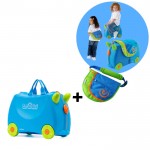 Trunki komplet kovček Terrance in Saddle Bag modra Trunki komplet kovček Terrance in Saddle Bag modra