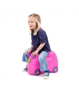 Trunki kovček/poganjalček Trixie rožnat