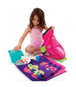 Trunki vodoodporni nahrbtnik rožnat