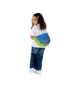 Trunki komplet kovček Terrance in Saddle Bag modra