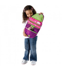 Trunki komplet kovček Trixie in Saddle Bag rožnat
